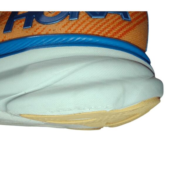 HOKA ONE ONE Clifton 9 \'Low Vibrant Orange Impala\' Running Shoes Size 8.5D main image 8